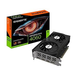 Игровая видеокарта Gigabyte GeForce RTX 4060 WINDFORCE OC 8G (GV-N4060WF2OC-8GD)