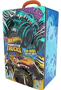 Coș pentru jucării Mattel Hot Wheels for 6 Monster Trucks (HWCC21)