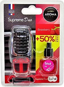 Автомобильный освежитель воздуха Aroma Car Supreme Duo Strawberry