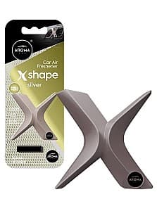 Odorizant de masina Aroma Car X-Shape Silver