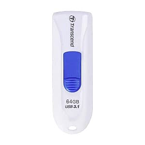 Флеш память USB Transcend JetFlash 790 64GB White
