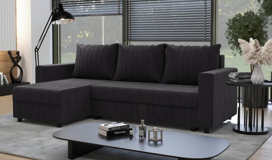 Угловой диван Space Meble Park L Riviera 97 Graphite