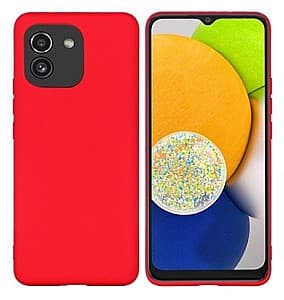 Чехол для телефон HELMET Liquid Silicone Samsung A03 Core Red