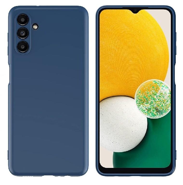 Husa pentru telefon HELMET Liquid Silicon Samsung A13 Blue