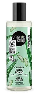 Toner pentru fata Organic Shop Calming Face Tonic Aloe and Avocado