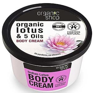 Crema pentru corp Organic Shop Lotus and 5 Oils Body Cream