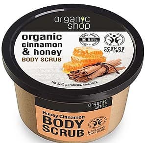 Scrub pentru corp Organic Shop Cinnamon and Honey Body Scrub