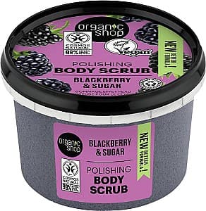 Scrub pentru corp Organic Shop Polishing Body Scrub Blackberry and Sugar