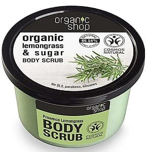 Scrub pentru corp Organic Shop Lemongrass and Sugar Body Scrub