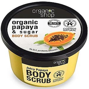 Scrub pentru corp Organic Shop Papaya and Sugar Body Scrub