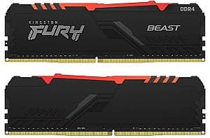 RAM Kingston Fury Beast 32GB (Kit of 2x16GB) DDR4-2666MHz (KF426C16BB2AK2/32)