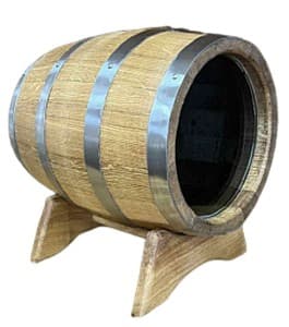 Butoi din lemn Carpat Stejat Carpatic, 5l (fund de sticlă)