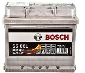 Автомобильный аккумулятор Bosch S5 12V 52Ah 520EN (0 092 S50 010)