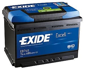 Автомобильный аккумулятор Exide EXCELL 12V 74Ah 680EN (EB740)
