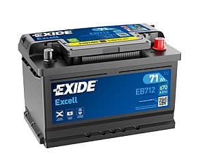Автомобильный аккумулятор Exide EXCELL EB712