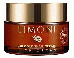 Crema pentru fata Limoni 24K Gold Snail Repair