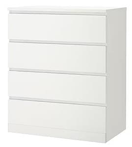 Comoda IKEA Malm 4 sertare 80x100 Alb