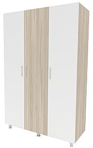 Шкаф Smartex N3 160cm Light Oak/White