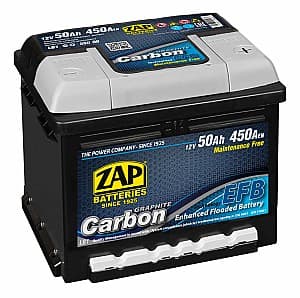 Автомобильный аккумулятор ZAP 50 Ah CARBON EFB euro