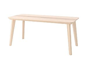 Masuta de cafea, reviste IKEA Lisabo 118x50 Furnir Frasin(Bej)