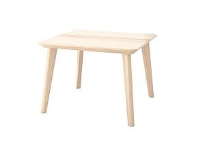 Masuta de cafea, reviste IKEA Lisabo 70x70 Furnir Frasin(Bej)