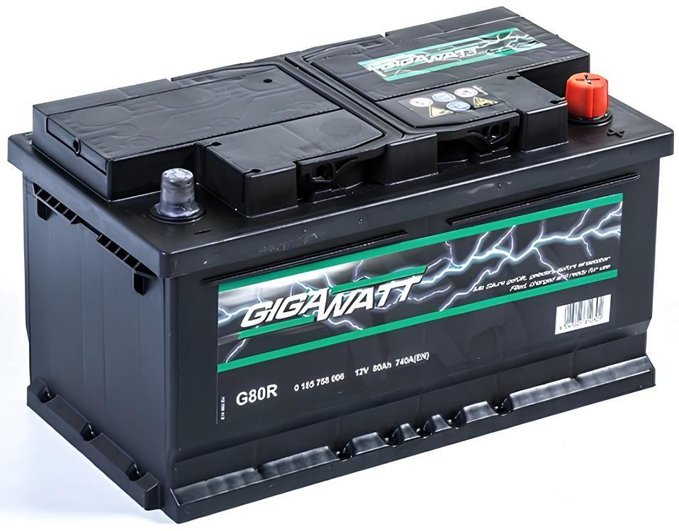 Acumulator auto GigaWatt 80AH 740A(EN) (S4 010)
