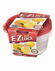 Набор пищевых контейнеров Ghidini Pezzetti EZ Lock 0.35l
