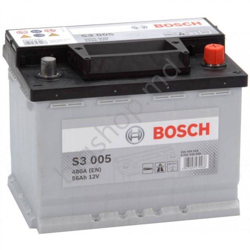 Аккумулятор Bosch 56AH 480A(EN) (S3 005)