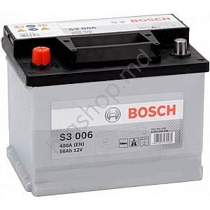 Автомобильный аккумулятор Bosch 56AH 480A(EN) (S3 006)