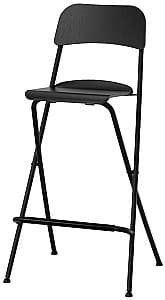 Scaun de bar IKEA Franklin pliant 74cm Negru