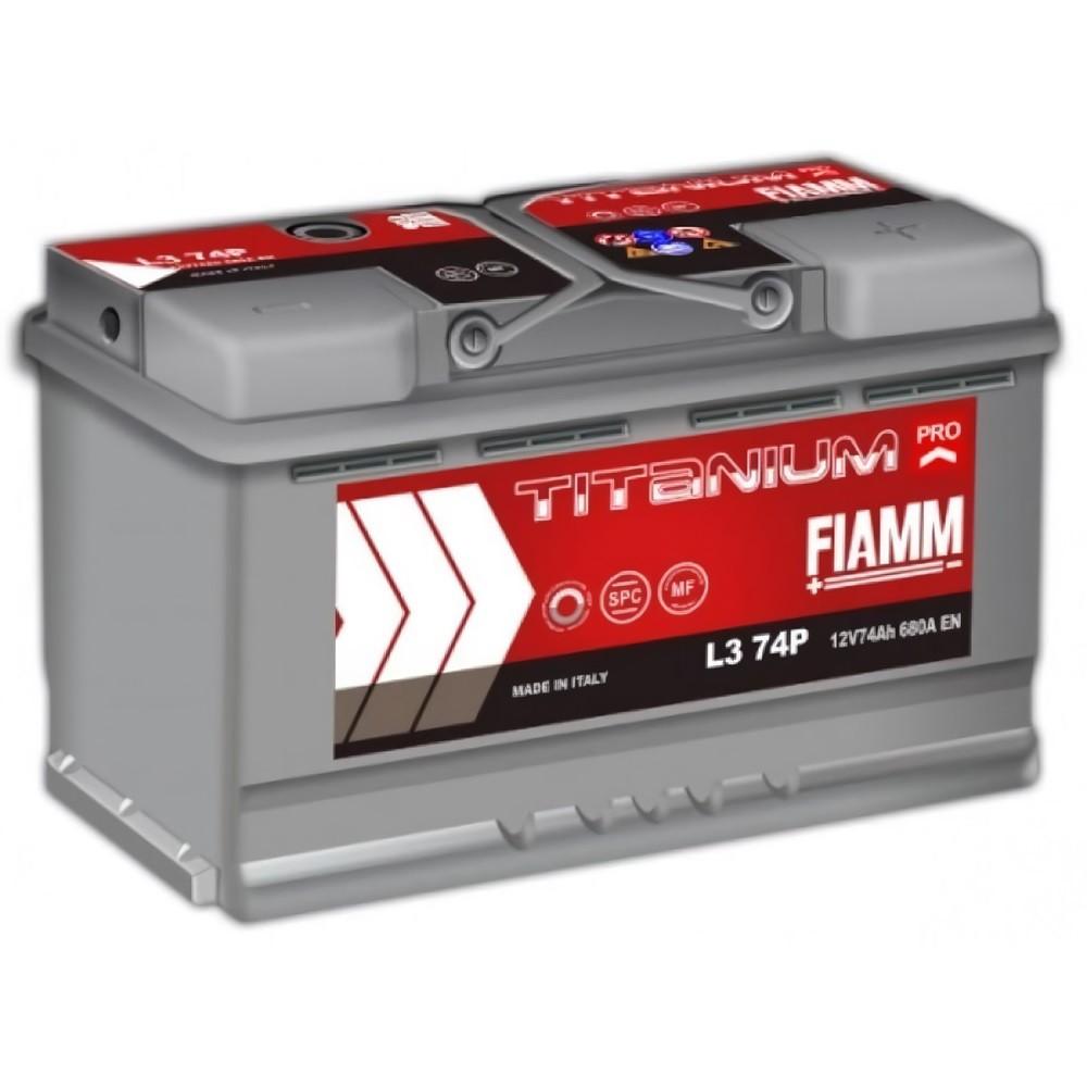 Аккумулятор Fiamm Titanium Pro L3 680A 74AH P+ (7905154)