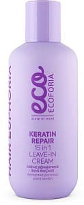Крем для волос Ecoforia Keratin Repair 15 in 1