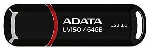 Флеш память USB ADATA UV150 64GB Black