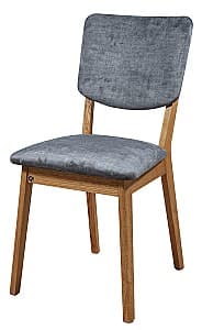 Деревянный стул MobiCasa Mary Натуральный(Коричневый)/Vogue 16(Серый)