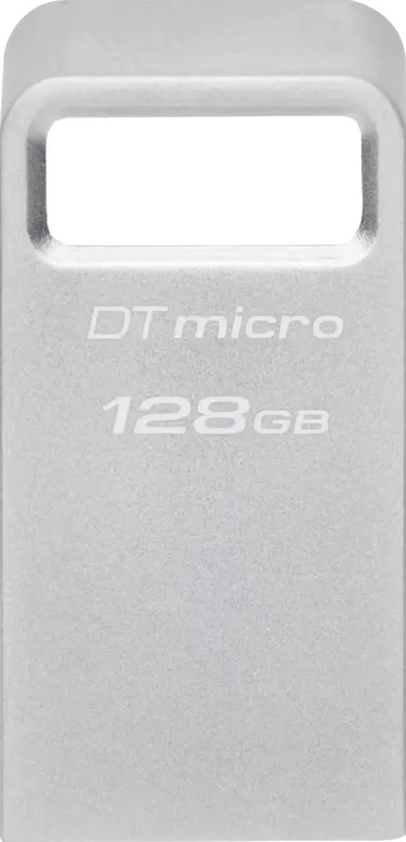Флеш память USB Kingston 128GB DataTraveler Micro Silver