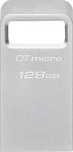 Флеш память USB Kingston 128GB DataTraveler Micro Silver