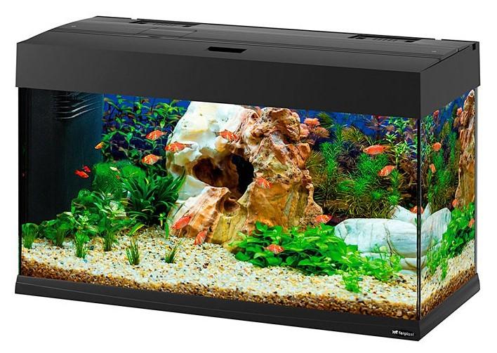 Аквариум Ferplast DUBAI 80 LED черный