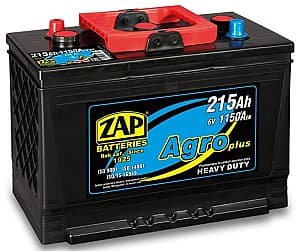 Автомобильный аккумулятор ZAP 215 Ah 6V Agro Heavy Dute