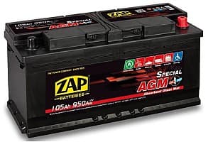 Автомобильный аккумулятор ZAP AP 105 Ah AGM NEW