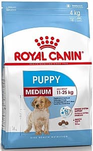Hrană uscată pentru câini Royal Canin Medium Puppy 4kg