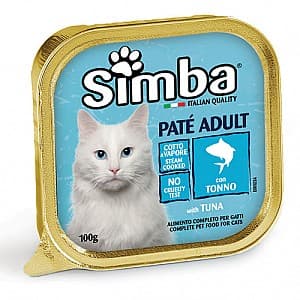 Влажный корм для кошек SIMBA CAT Pate with tuna 100gr
