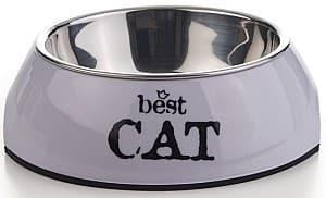 Миска для кошачьего корма Beeztees Best Cat Purple(650402)