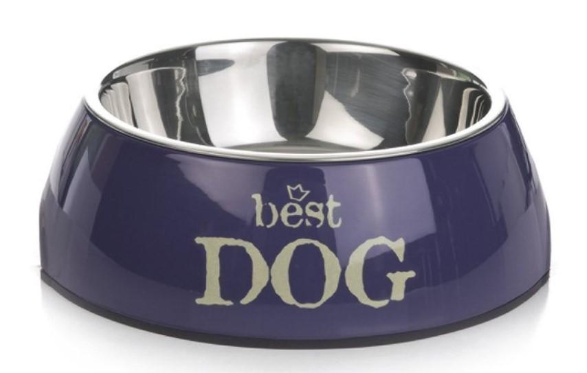 Bol de hrana pentru caini Beeztees Best Dog Blue(650340)