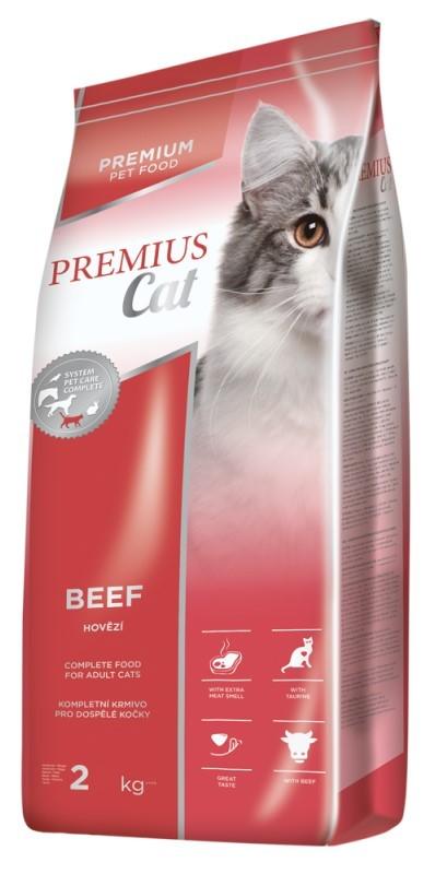 Сухой корм для кошек Fitmin Premius Cat Beef 2 Кг