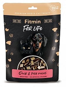 Snackuri pentru câini Fitmin Duck&Fish pieces 70g