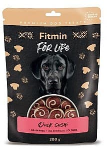 Snackuri pentru câini Fitmin Duck Sushi 200g