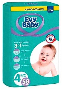Подгузники Evy Baby №4 58шт (8683881000011)