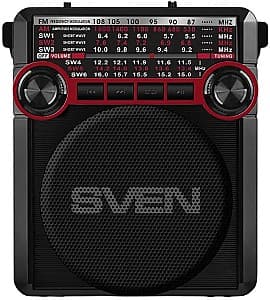 Radio SVEN SRP-355 Black/Red