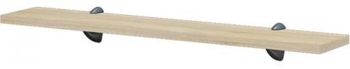 Полка на стену Неман Домино BK-04-08  Дуб Сонома(Бежевый)