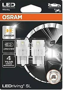 Автомобильная лампа Osram W21/5W LEDriving SL 12V
